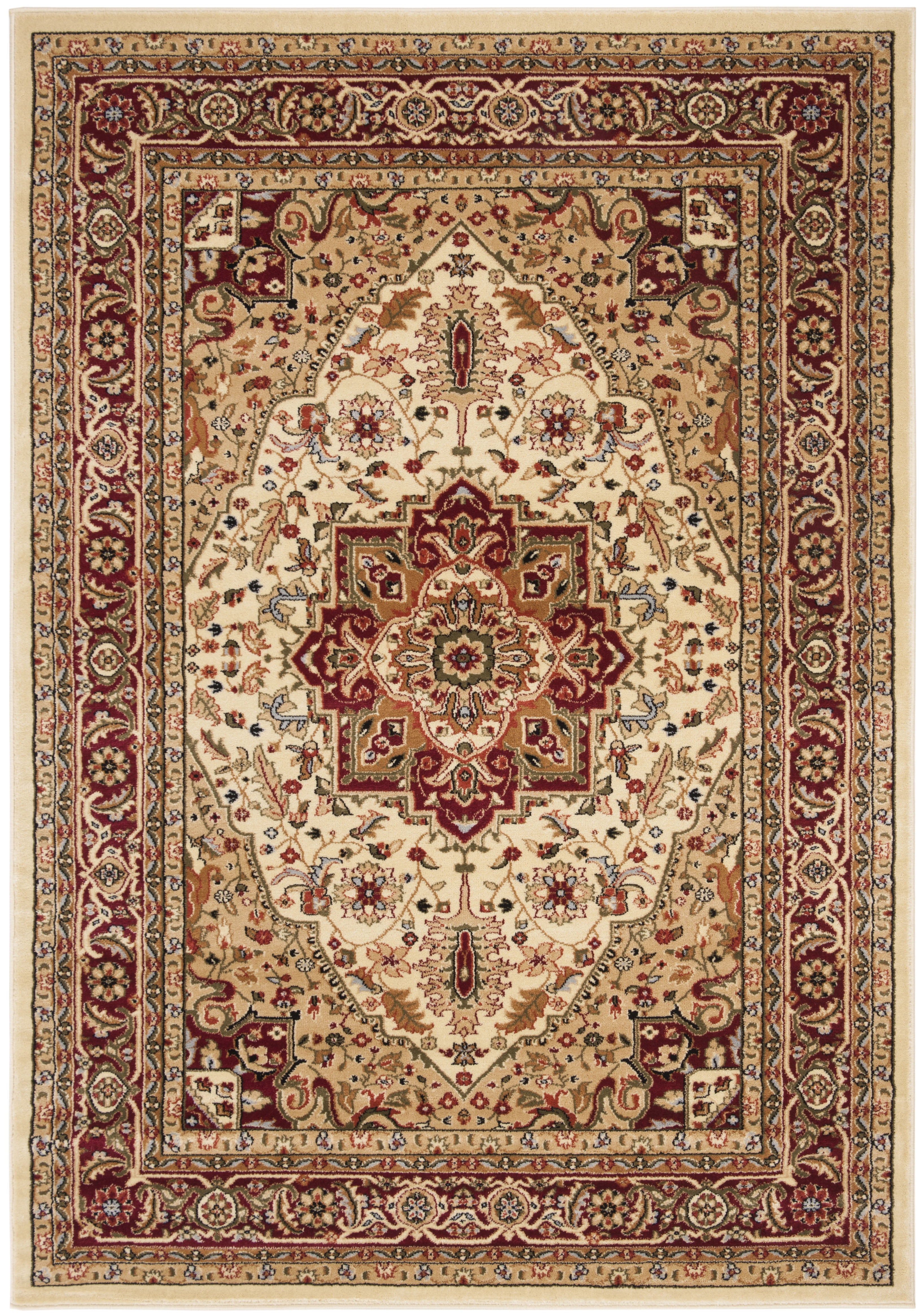 Safavieh Lyndhurst Miranda Floral Area Rug, Ivory/Red, 6' x 8'