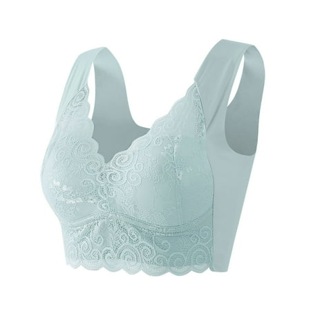 (3-Pack)Lace Bra Plus Size Pack Sports Bras for Women Bra Women Underwear Bralette Womens Bras Comfortable No Wire Crop Topy Female Bra Large Top Female Tan Sports Bra Push Up Brassiere Laced Bra