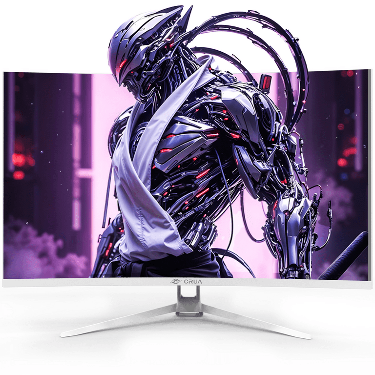 CRUA 32 Inch 4K Curved Gaming Monitor, UHD 160Hz Monitor, 1500R