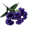 thumbnail image 1 of Regalo para el día de los claveles Flores artificiales Flores artificiales reales Decoración para bodas en el hogar Arreglo floral Ramo decorativo Flores artificiales decorativas, 1 of 2