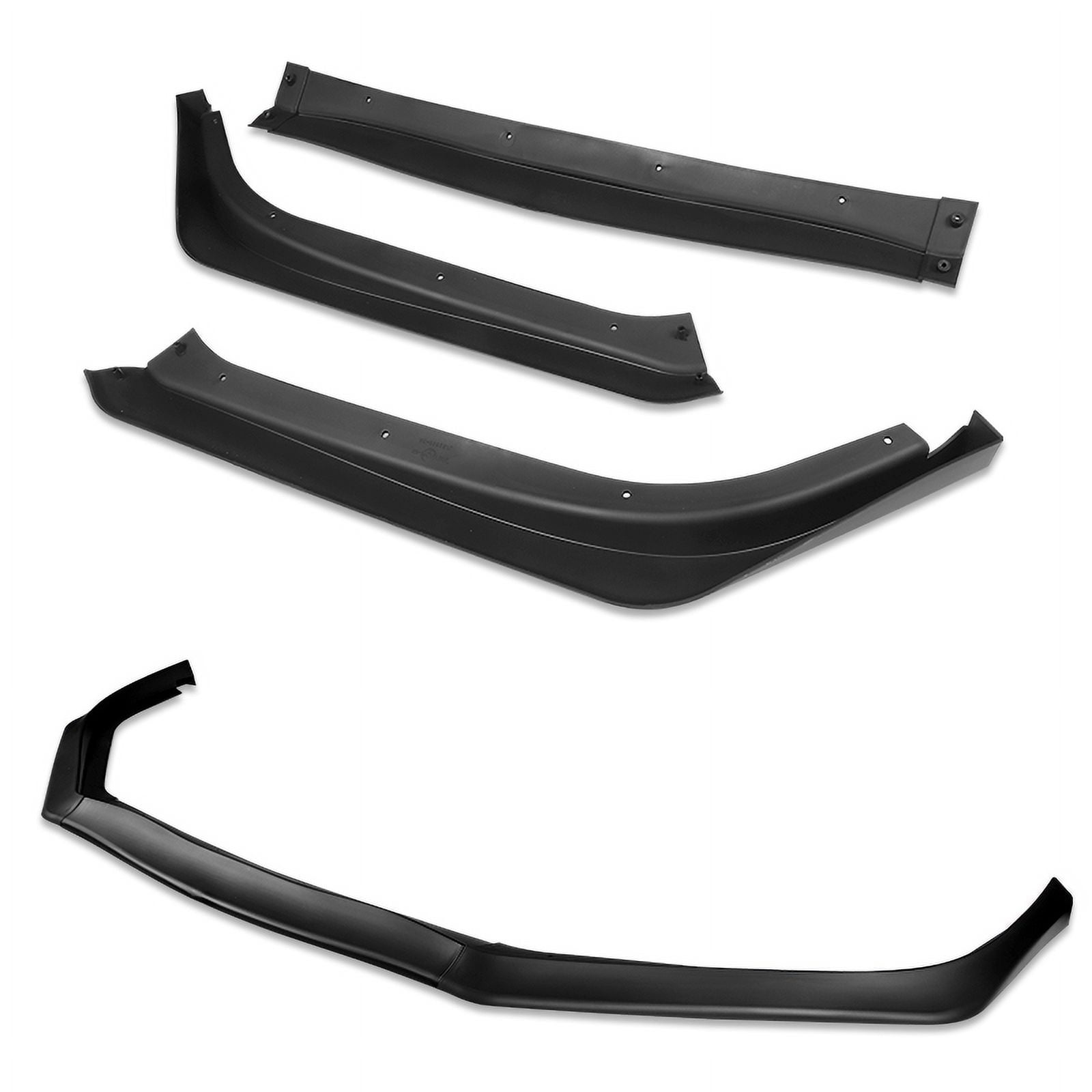 Stay Tuned Performance For 2013-2015 Honda Civic Sedan Matt Black Aero-Style Front Bumper Body Kit Lip