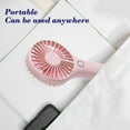 thumbnail image 5 of Matoen Portable Handheld Fan, Portable Fan Rechargeable, 3 Speed Wind, USB Rechargeable Foldable Fan, Quiet Personal Fan, 5 of 7
