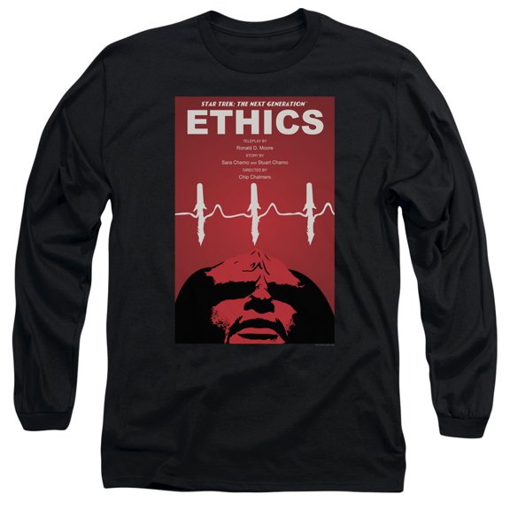 Star Trek Tng Season 5 Episode 16 Adult 18/1 T-Shirt Black