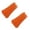 Orange, variant on 100 Pcs Colored Zip Ties UV Resistant Nylon Cable Ties Self-Locking Tie Wraps Multicolor Zip Ties Cable Tie Heavy Duty for Indoor and Outdoor Use, 3.94x0.12 Inch, Pink