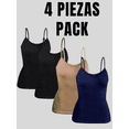 thumbnail image 5 of Set 4 Blusas Mujer Tirantes Unitalla Casual Blusa Crop Top Dama, 5 of 5