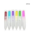 thumbnail image 3 of 6 Pcs/ensemble Lime à Ongles Surface Givrée Légère Résistante à l'Usure Robuste Réutilisable Bricolage Outils de Manucure en Verre 9cm, 3 of 7