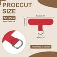 thumbnail image 2 of 36pcs Phone Tether Tab, Universal Phone Lanyard Patch T Shape Cell Phones Strap Replacement Part for Most Smartphone Cases, Red, 2 of 6