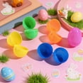thumbnail image 2 of Costeam 12 Pack Easter Plastic Fillable Eggs, DIY Craft Shells for Holiday, 2 of 6