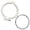White, variant on Pool Sand Filter Clamp Ring – Heavy Duty Split Pool Pump Clamp with Stainless Steel Screws – Replacement Part for Swimming Pool & Spa Filtration Systems(Black)