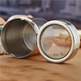 thumbnail image 1 of Powder Shaker Coffee Duster Stainless Steel Powder Chocolate Dredger Stainless Steel Powder Sugar Mesh Shaker Duster Compact Easy to Use Chocolate Dredger Silver, 1 of 8