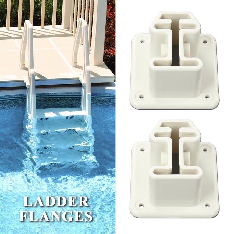 Resin Ladder Mounting Heavy Duty Resin Pool Ladder Flanges - 2 Pack ...