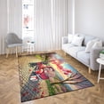 thumbnail image 4 of Be My Valentine's Labrador Retriever Truck Full of Love Flower Balloon Indoor Rug Lab Dog Lover Gifts Carpet Living Bed Room Sofa Home Decor - 02029, 4 of 5