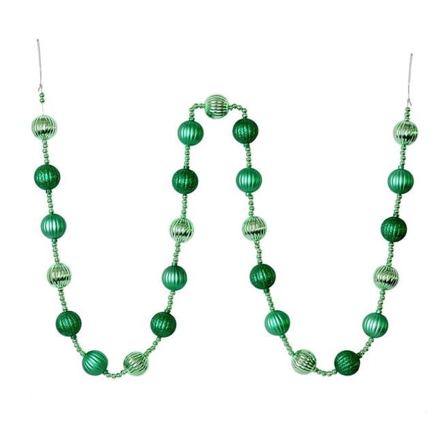 Vickerman M183544 Guirlande de Balle à Rayures Vertes de 6 Pi
