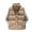 Khaki, variant on Wolfast Puffer Vest Women Fashion Pocket Coat Long Jacket Winter Sleeveless Down Cotton Waistcoat Black M