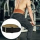 thumbnail image 5 of Cinturón de entrenamiento de cuero PU - Forma adecuada de levantamiento de pesas - Soporte para sentadillas, peso , entrenamiento cruzado Negro Macarena Cinturón de levantamiento de pesas, 5 of 7