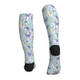thumbnail image 2 of Bixox Colorful Butterfly Print Compression Socks,Compression Socks Women & Men Circulation for Medical,Running,Athletic, 2 of 7