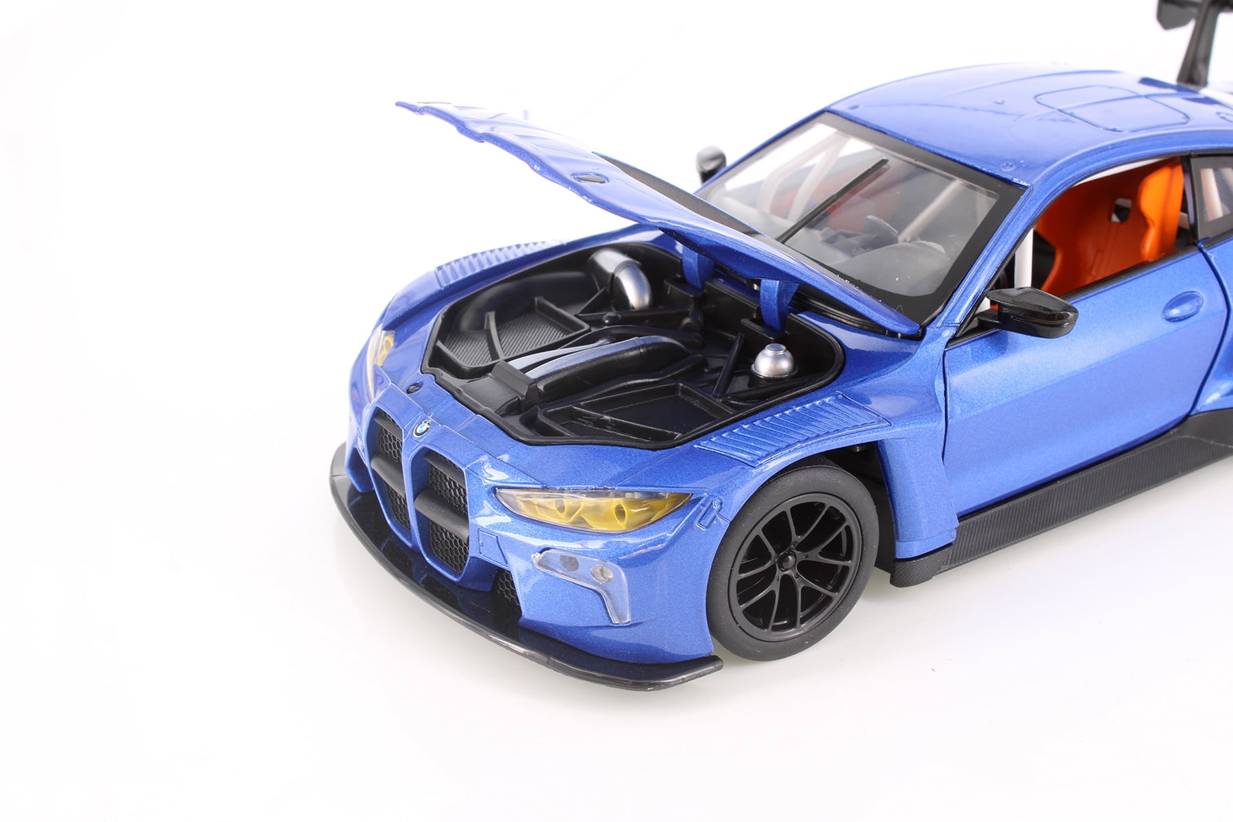 Box of 4 BMW M4 GT3 Sports Car Assortment - Showcasts 68277D - 1/24 Scale Diecast Model Cars