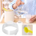 thumbnail image 1 of Juego de cucharas magnéticas de leche en polvo | Paquete de 2 con anillos de succión magnéticos | Cucharas flexibles, higiénicas y fáciles de limpiar | Se adapta a varios tamaños de latas | Duradero, 1 of 6