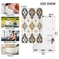 thumbnail image 6 of Yayeee 100% Cotton Hand Towels for Bathroom 16" x 28" Soft Absorbent Kitchen Towel, White and Black, 6 of 7
