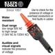 thumbnail image 2 of Klein Tools HVNCVT-1 Probador de alto voltaje sin contacto de doble rango Indicadores audiovisuales de doble rango Resistente al agua con estuche y batería, 2 of 9