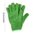 thumbnail image 5 of harmtty 1 Pair Microfiber Dusting Gloves Plant Leaf Cleaning Gloves Fuzzy Dust Removal Gloves for Indoor Plants Furniture Blinds, 5 of 7
