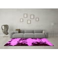 thumbnail image 3 of Ahgly Company Indoor Rectangle Abstract Pink Modern Area Rugs, 2' x 3', 3 of 4