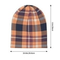 thumbnail image 5 of DouZhe Beanie Hats for Men and Women, Retro African Style Plaid Patterns Adult Unisex Knit Hat Winter Warm Skull Cap, 5 of 7