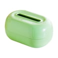 thumbnail image 3 of Funda para caja de pañuelos, porta pañuelos de escritorio, regalos decorativos, servilletero, papel higiénico Verde, 3 of 9