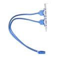 thumbnail image 1 of Placa base USB 3.0 de 20 pines a doble USB 3.0 Cable deflector de expansión del panel posterior Hugtrwg Para estrenar, 1 of 5