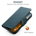 thumbnail image 4 of ELEHOLD Magnetic Wallet Case for iPhone 15 Flip PU Leather Case with Built-in Credit Card Slots Cash Pocket Stand Function Compatible with Mag Safe Magnetic Closure Shockproof Cover,blue, 4 of 6