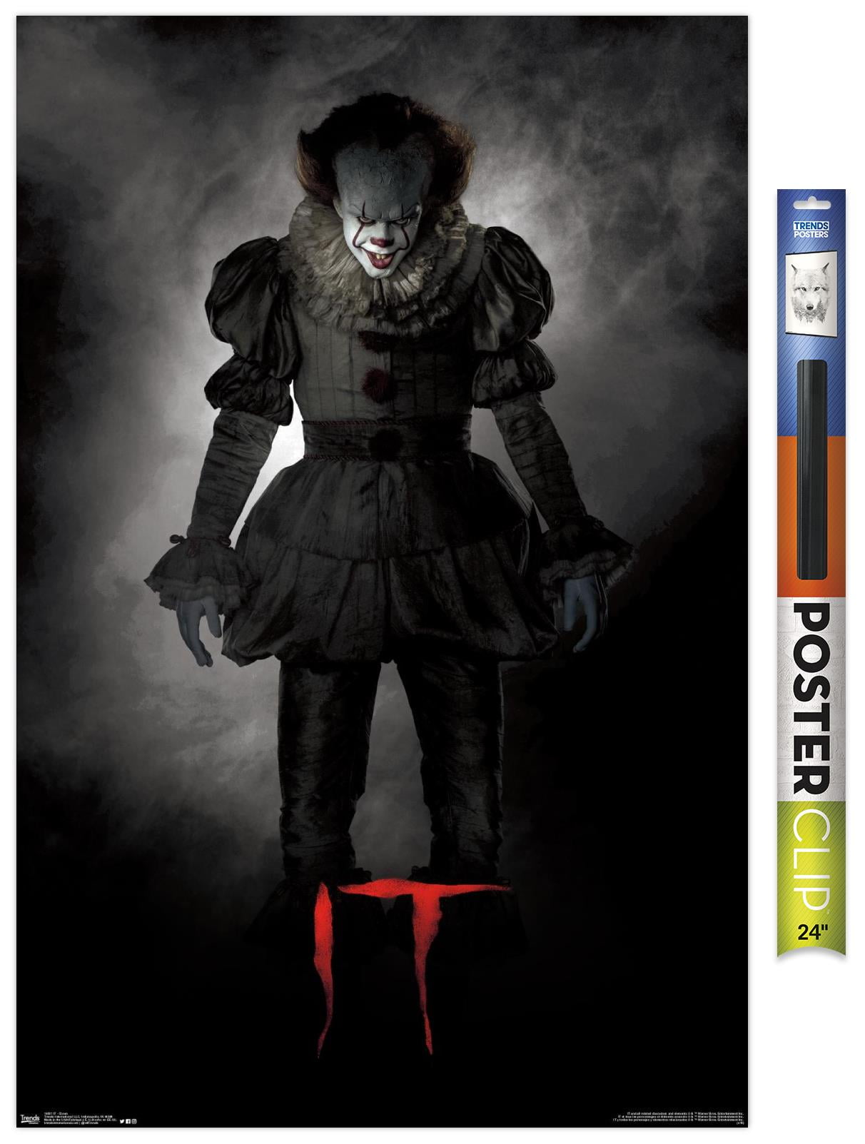 IT - Clown Premium Poster and Poster Clip Bundle Poster - Walmart.com ...