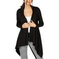 thumbnail image 2 of INC $79 Womens New 1343 Black Long Sleeve Open Front Cardigan M B+B, 2 of 2