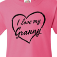 thumbnail image 4 of Inktastic I Love My Granny in Black Chalk Heart Youth T-Shirt, 4 of 5