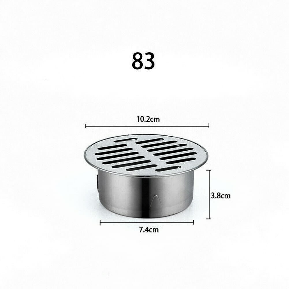 304 Stainless Steel Thicken Drainage Roof Patio Round Flat Floor Drain Cover