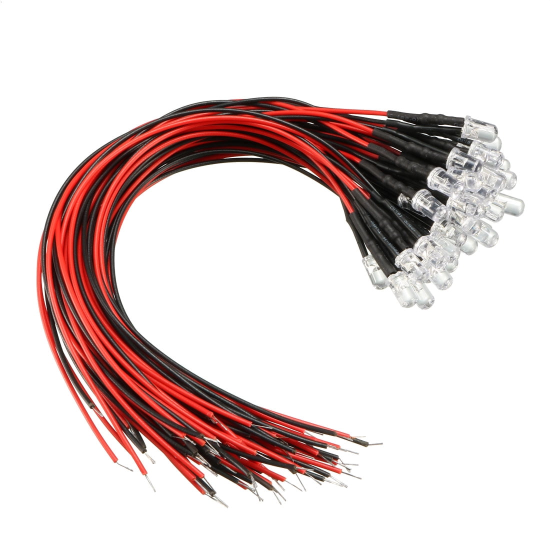 Lot De 24 LEDs 3mm - Flash Lent Multicolore - 9-12V - Uxcell - Neuf