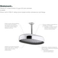 thumbnail image 5 of Kohler K-26293 Statement 2.5 GPM Single Function Rain Shower Head - Vibrant Brushed, 5 of 7