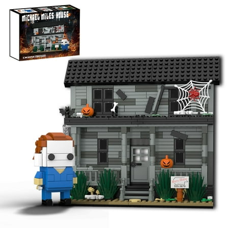 Horror Movie Halloween Building Blocks Kits,Collectible Figure & House Set, Collectible Creative Toy, Great Halloween Christmas Birthday Gift for Friends/Fans