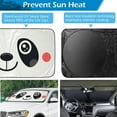 thumbnail image 3 of Sunshade for Car Windshield,Foldable Car Windshield Sun Shade,Front Window Sun Visor Protector Blocks UV Rays and Heat 59"X 33", 3 of 10