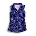 thumbnail image 5 of SCALES Mahi Mahi Womens Sleeveless Polo Navy, 2XLarge, 5 of 9