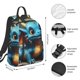 thumbnail image 2 of Balery Adorable Blue Baby Dragon Mochila Ligera para Hombres y Mujeres – Resistente y Impermeable, Ideal para la Escuela, el Trabajo, los Viajes y el Uso Diario, 2 of 7