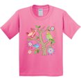 thumbnail image 3 of Inktastic Cozy Birds, Tree and and Flowers Youth T-Shirt, 3 of 5
