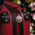 thumbnail image 2 of Africa Animal Beach Party Selfie Lion Giraffe Zebra Wildebeest Rhino Jacket Handbag Purse Luggage Backpack Zipper Pull Charm, 2 of 5