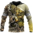 thumbnail image 4 of Sudadera con capucha para hombre, divertida y moderna, con estampado 3D de pesca, para entusiastas de la pesca al aire libre, de gran tamaño, informal, de manga larga, 4 of 5