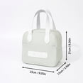 thumbnail image 2 of LIERTOUR Lunch Tote for Work and Portable Thermal Insulation Lunch Box Bag Small Size Hand Food Carry Pack for Office Break and Travel Utility Gear Blue, 2 of 5