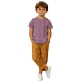 thumbnail image 5 of OGLCCG Cotton Linen Pants for Girls Teens Summer Casual Straight Leg Boho Pants Elastic Waist Beach Trousers with Pockets 4-15 Years, 5 of 6