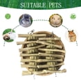thumbnail image 4 of Juguetes masticables de bambú Kathson para conejos y hámsteres, paquete de 2, 4 of 6