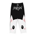 thumbnail image 4 of Haiem Cat Meow Women's Pajama Pants Ultra Lightweight Pjs Bottoms Sleepwear Bottom Pants With Pocket Drawstring-Small, 4 of 9