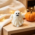 thumbnail image 4 of KITTEHIGM Halloween Ghost Scented Soy Wax Candle White Spooky Decor, Perfect for Party Table Centerpiece Thanksgiving Fall, 4 of 6