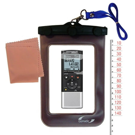 - Gomadic Clean and Dry Waterproof Protective Case Suitablefor the Olympus VN-8000PC to use Underwater