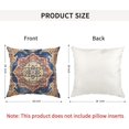 thumbnail image 5 of Throw Pillow Cover 18"x18" Boho, Vintage Persian Pillow Cover Ethnic Decorative Pillow Cases Home Outdoor Square Blue Red Pillowcase for Bed Sofa Couch, 5 of 6